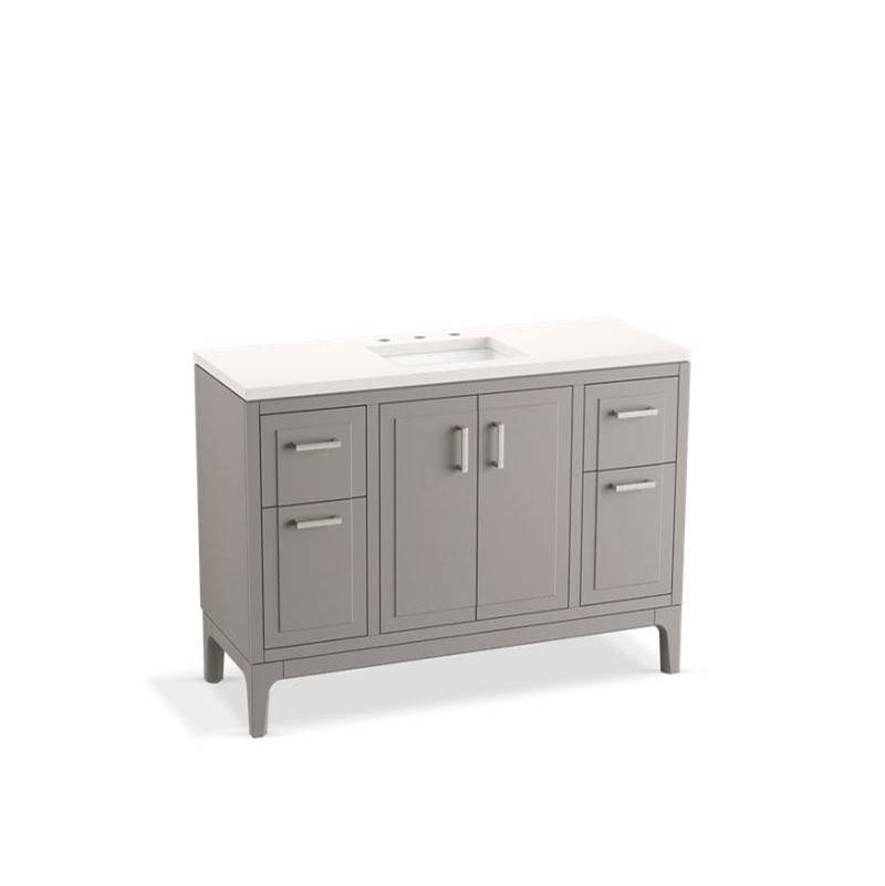 Seer® 48'' bathroom vanity cabinet with sink and quartz top-related