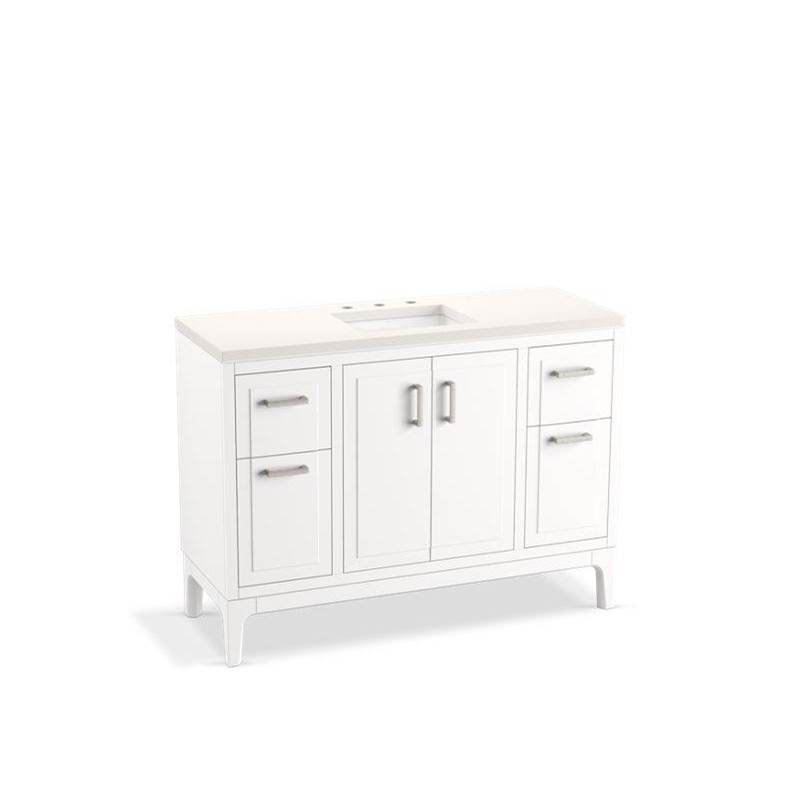 Seer® 48'' bathroom vanity cabinet with sink and quartz top-related