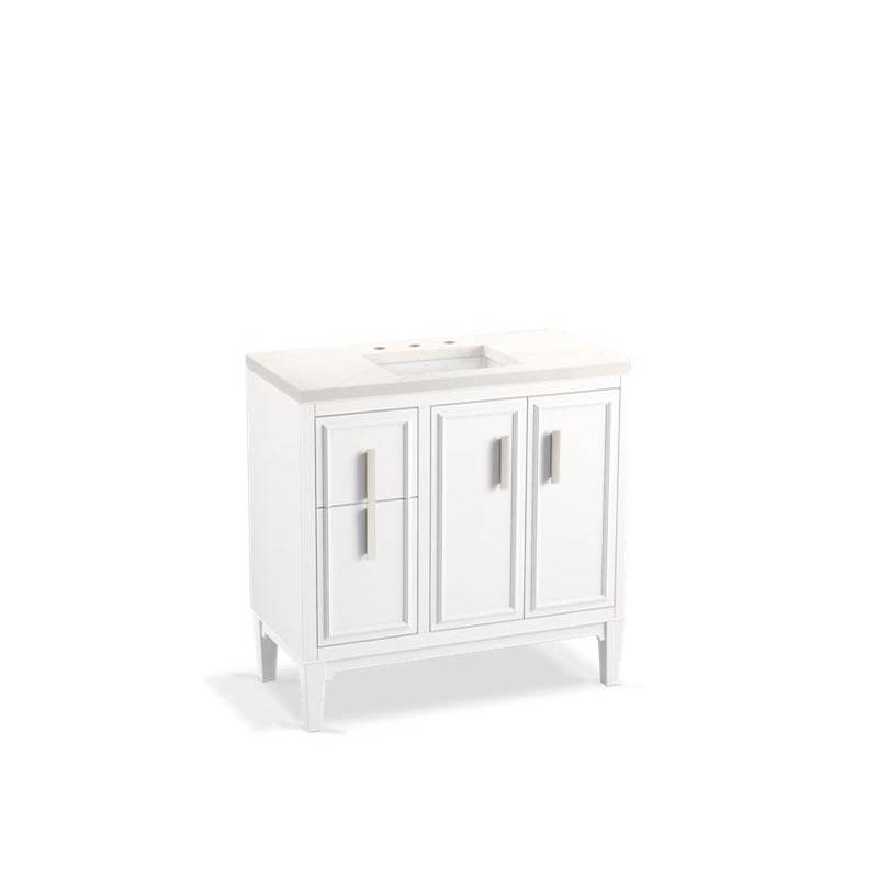 Southerk® 36'' bathroom vanity cabinet with sink and quartz top-related