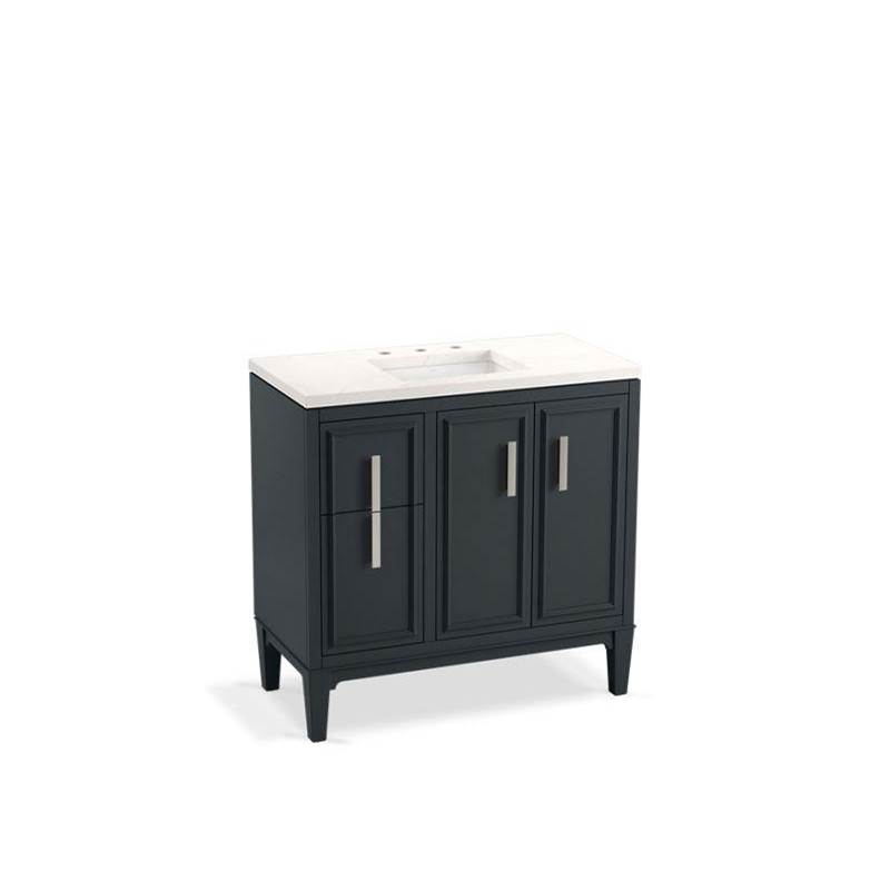 Southerk® 36'' bathroom vanity cabinet with sink and quartz top-related