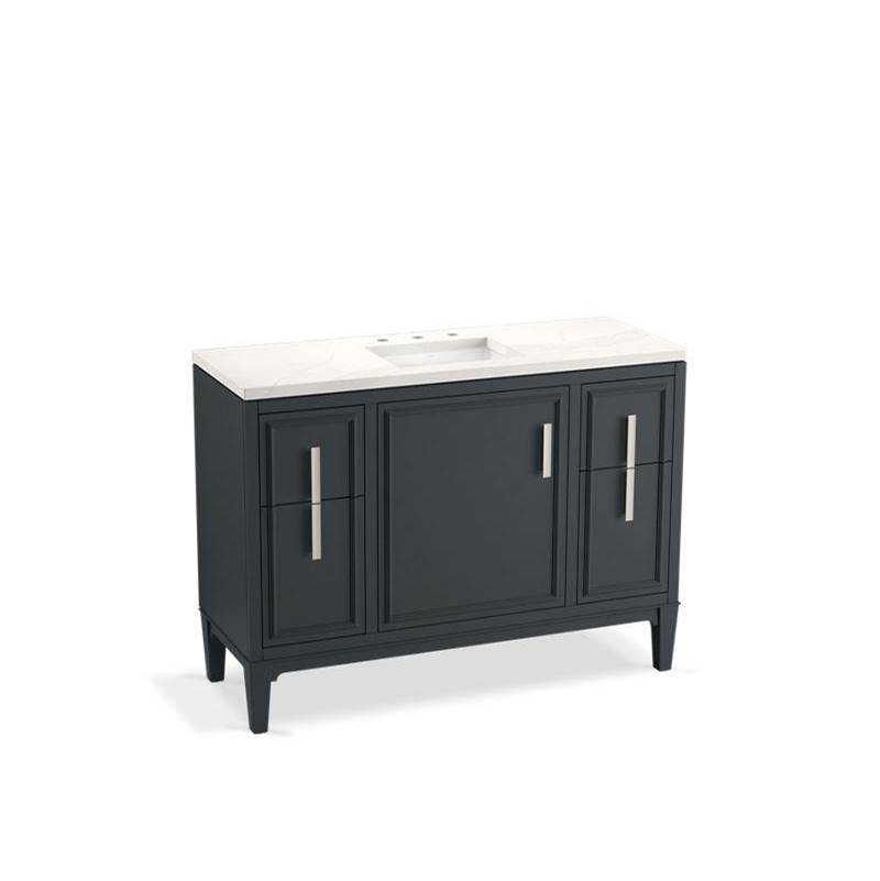 Southerk® 48'' bathroom vanity cabinet with sink and quartz top-shop