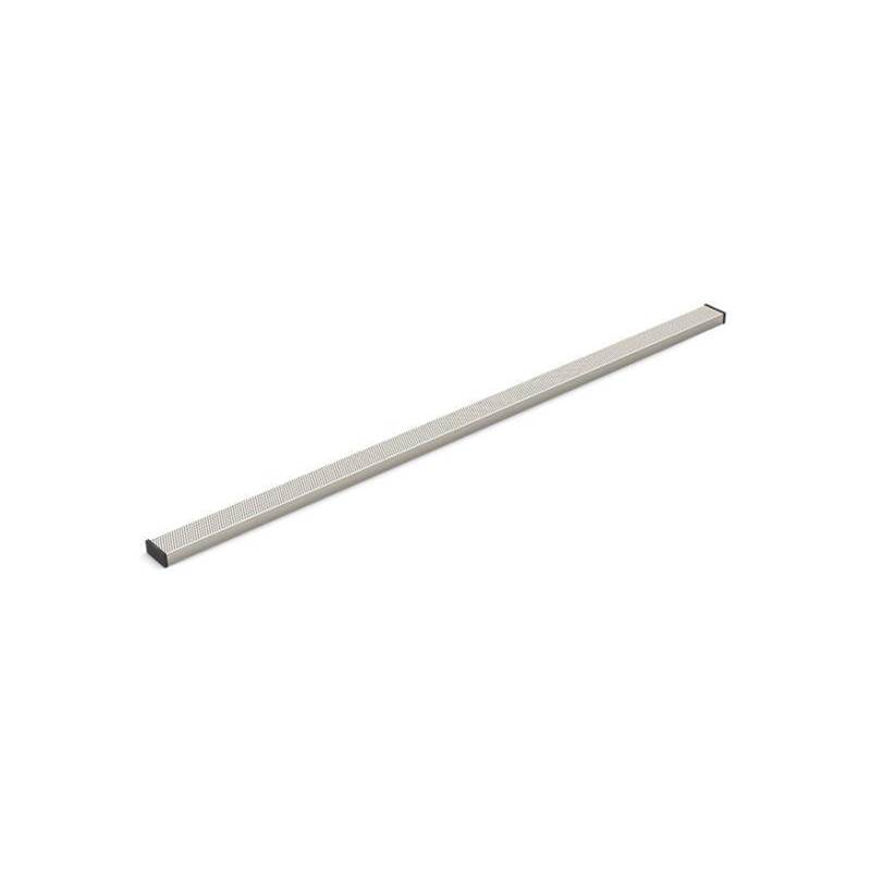 2-1/2'' x 60'' linear drain grate with perforated pattern-shop