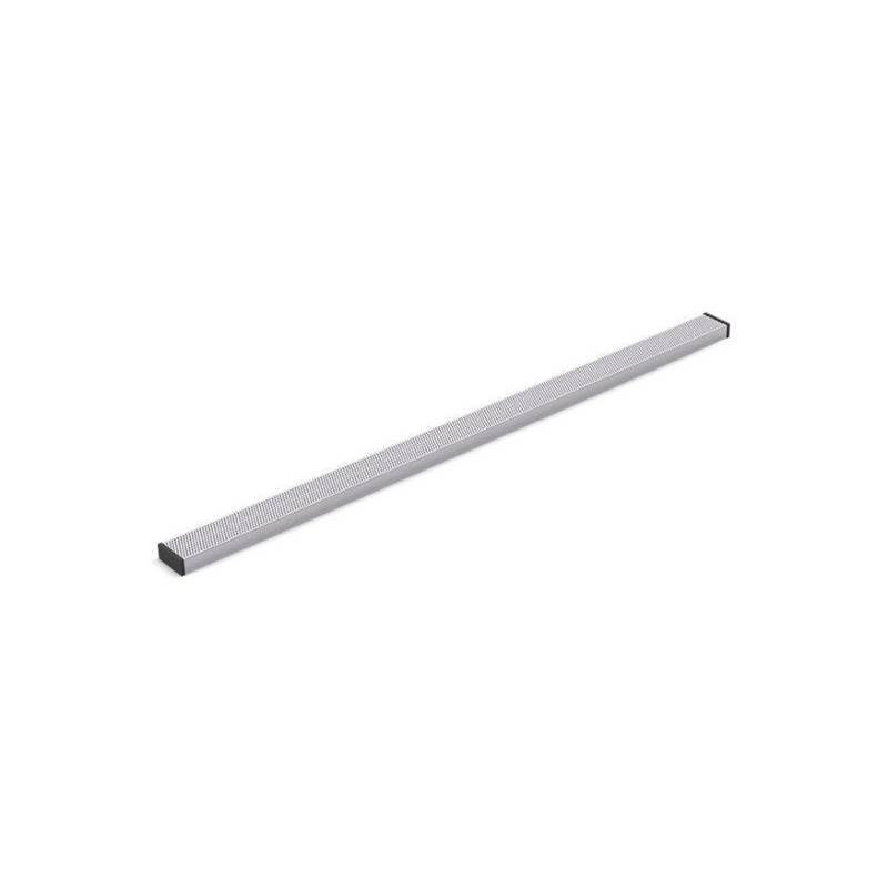 2-1/2'' x 48'' linear drain grate with perforated pattern-shop