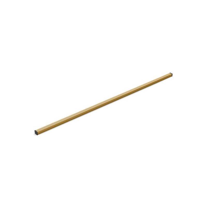 1-1/4'' x 60'' linear drain grate with perforated pattern-shop