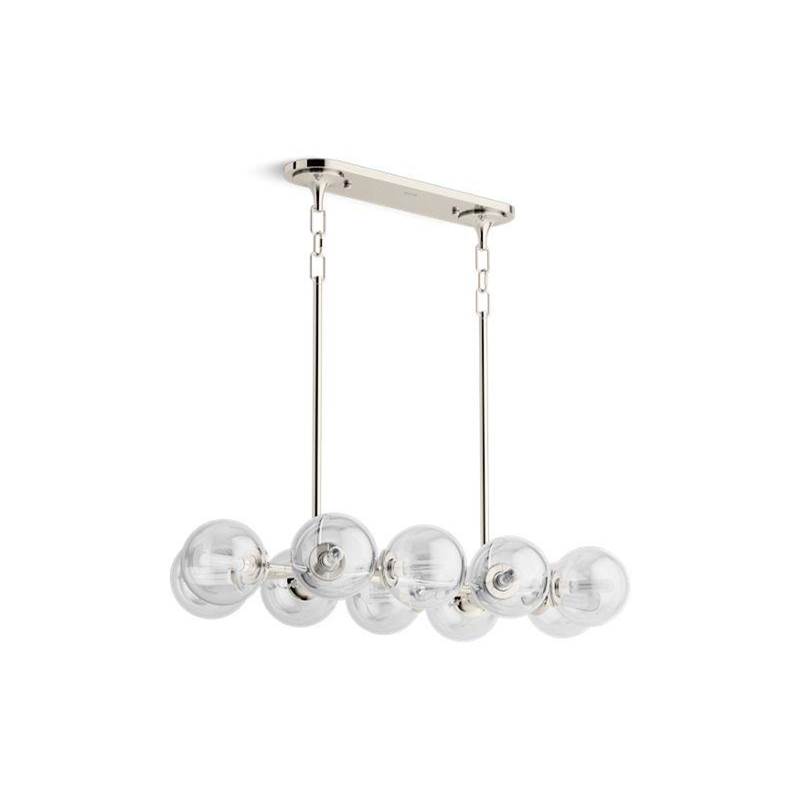 Bellera™ 38'' ten-light linear chandelier-shop