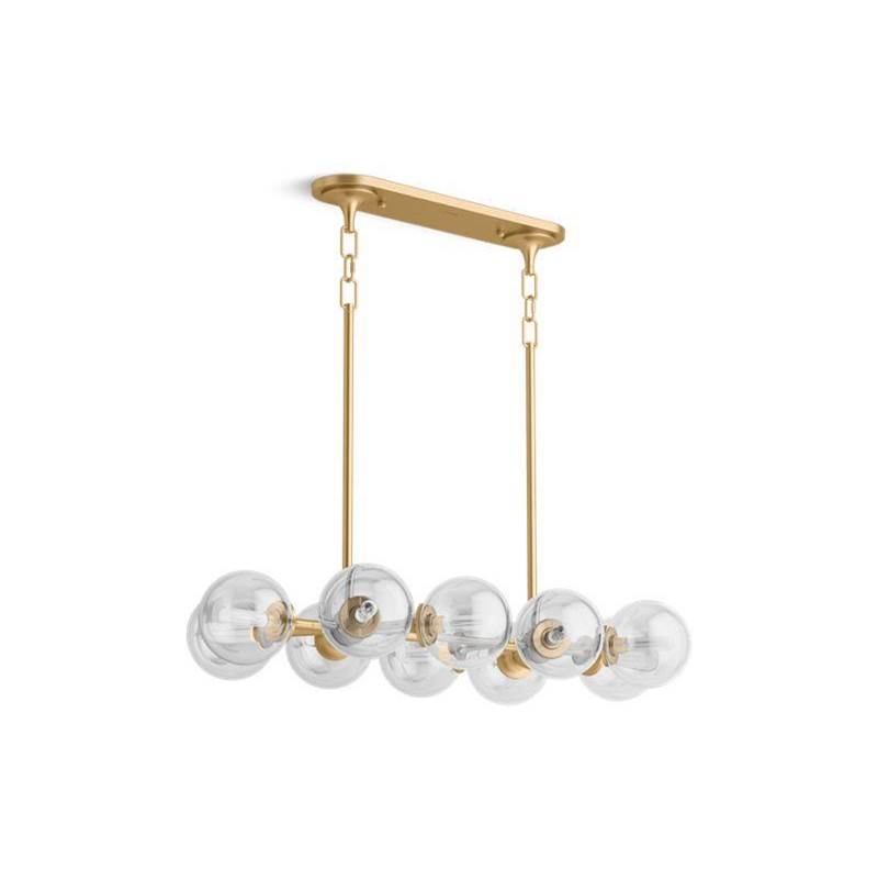 Bellera™ 38'' ten-light linear chandelier-shop