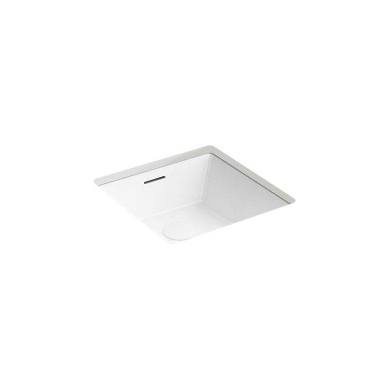 Brazn™ 16-1/4'' square undermount bathroom sink-related