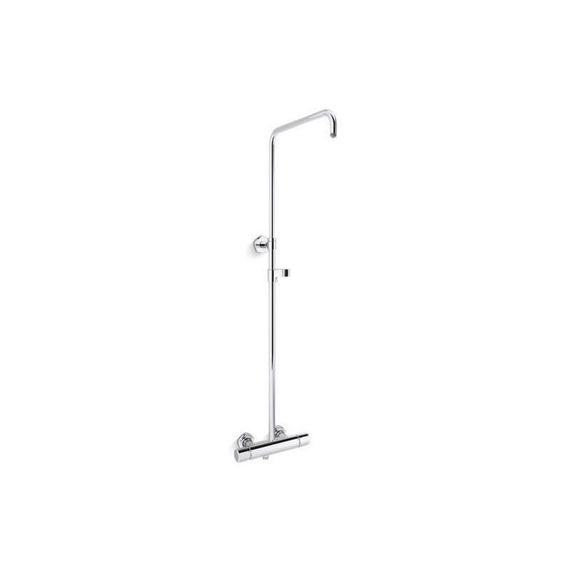 Occasion™ Two-Way exposed thermostatic valve and shower column kit-related