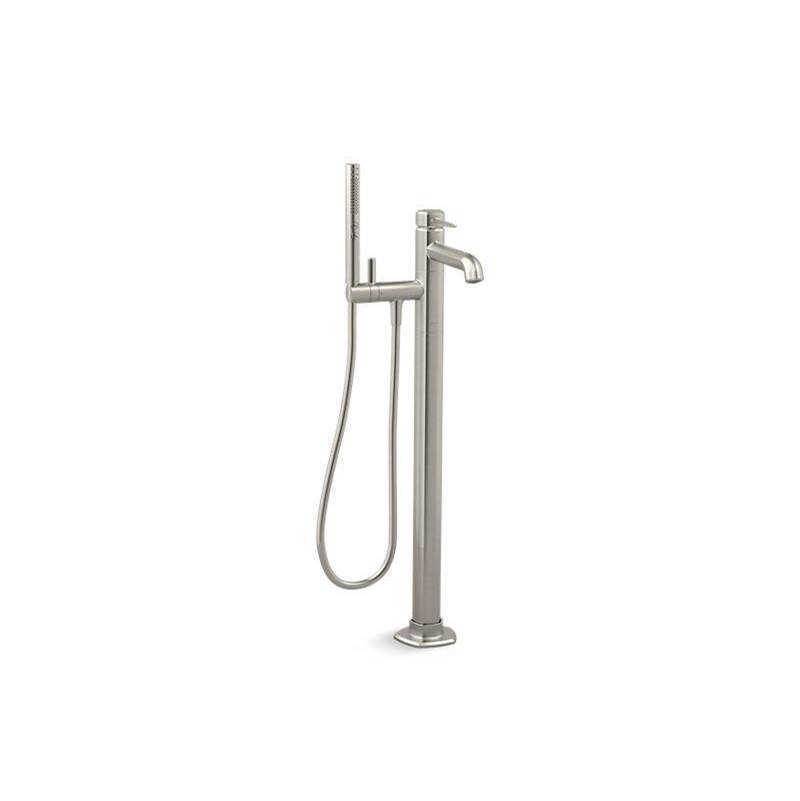Occasion™ Floor-mount bath filler trim with handshower-shop