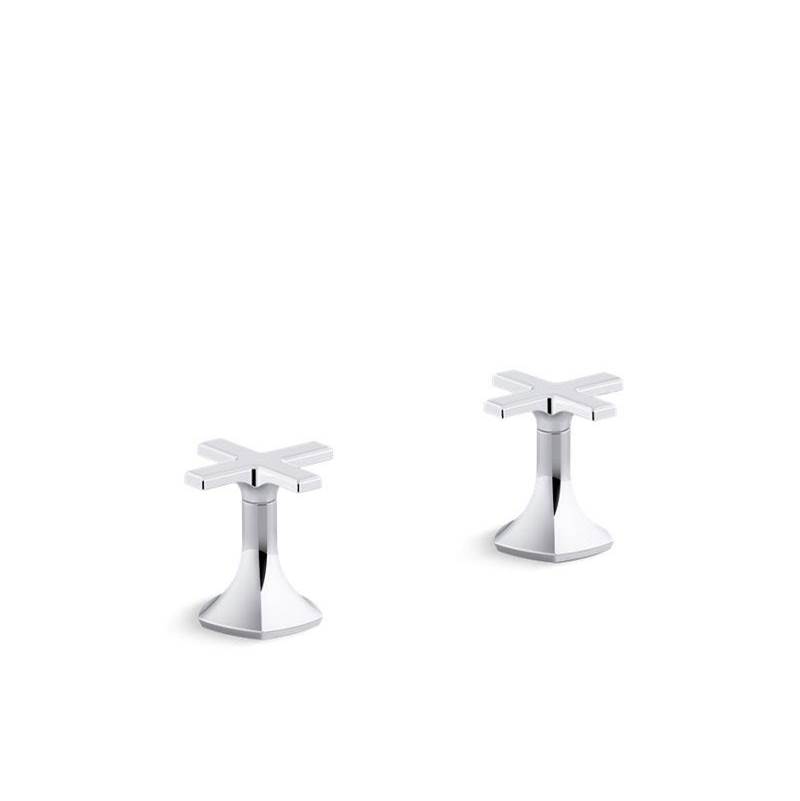 Occasion™ Deck-mount cross bath faucet handles-related