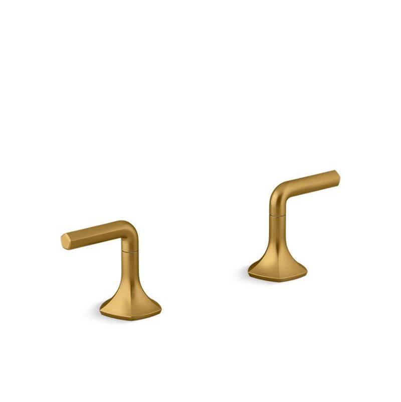 Occasion™ Deck-mount lever bath faucet handles-related