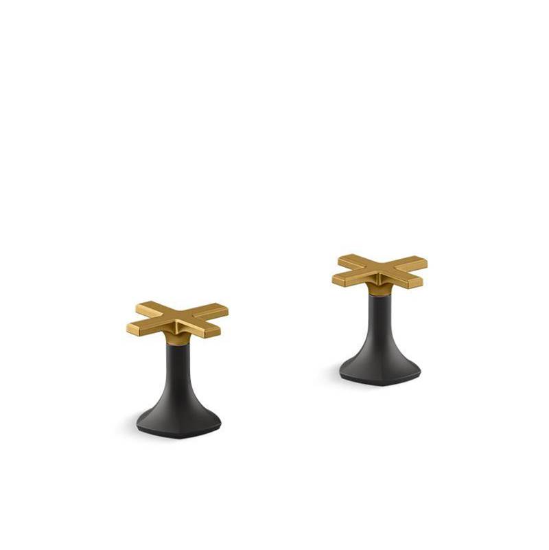 Occasion™ Deck-mount cross bath faucet handles-related