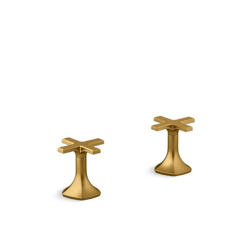 Occasion™ Deck-mount cross bath faucet handles-related