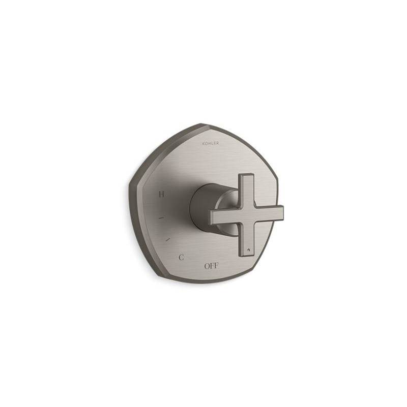 Occasion™ Rite-Temp® valve trim with cross handle-related