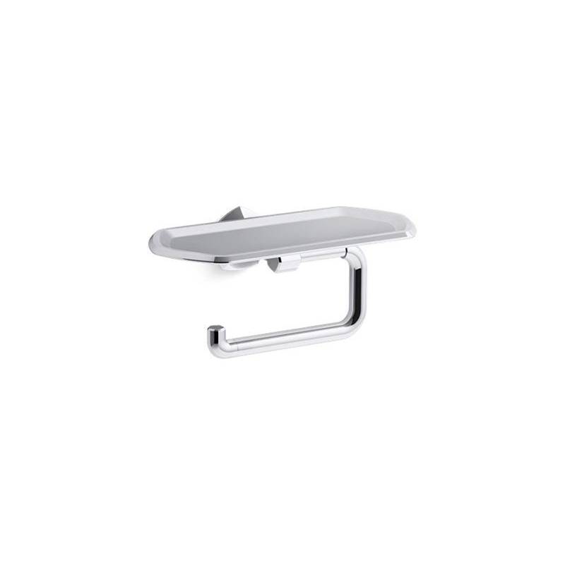 Occasion™ Toilet paper holder with tray-shop