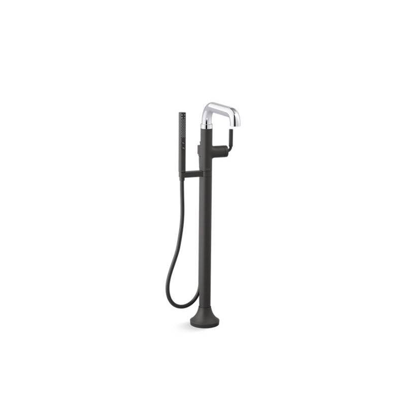 Tone™ Floor-mount bath filler trim with handshower-related