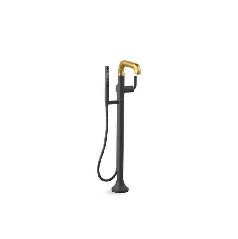 Tone™ Floor-mount bath filler trim with handshower-shop