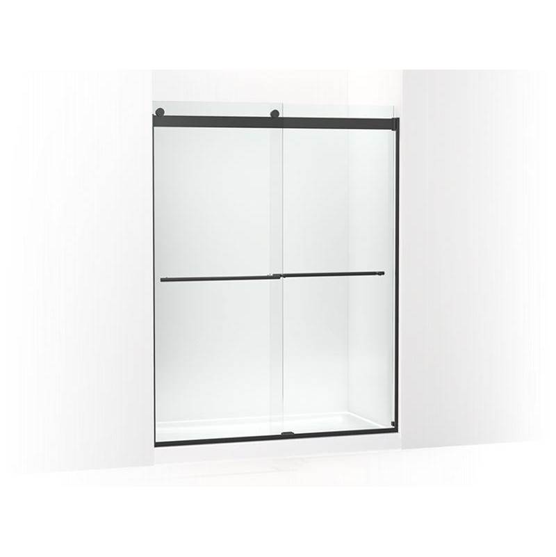 Levity® Plus Frameless sliding shower door, 77-9/16'' H x 56-5/8 - 59-5/8'' W, wi-shop