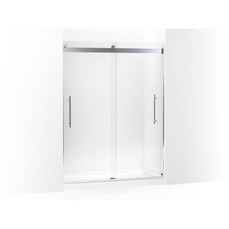 Levity® Plus Frameless sliding shower door, 77-9/16'' H x 56-5/8 - 59-5/8'' W, wi-related