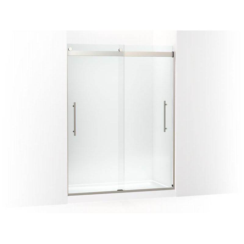 Levity® Plus Frameless sliding shower door, 77-9/16'' H x 56-5/8 - 59-5/8'' W, wi-shop