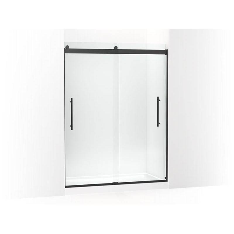 Levity® Plus Frameless sliding shower door, 77-9/16'' H x 56-5/8 - 59-5/8'' W, wi-shop