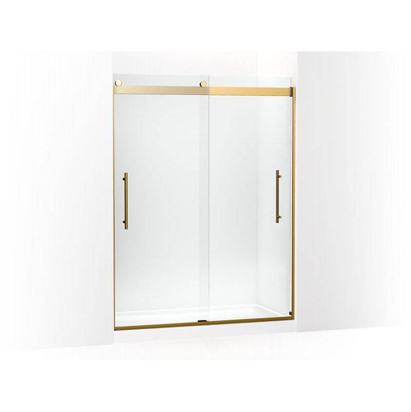 Levity® Plus Frameless sliding shower door, 77-9/16'' H x 56-5/8 - 59-5/8'' W, wi-related