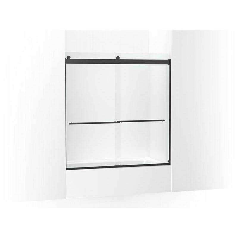 Levity® Plus 61-9/16'' H sliding bath door with 3/8'' - thick glass-related