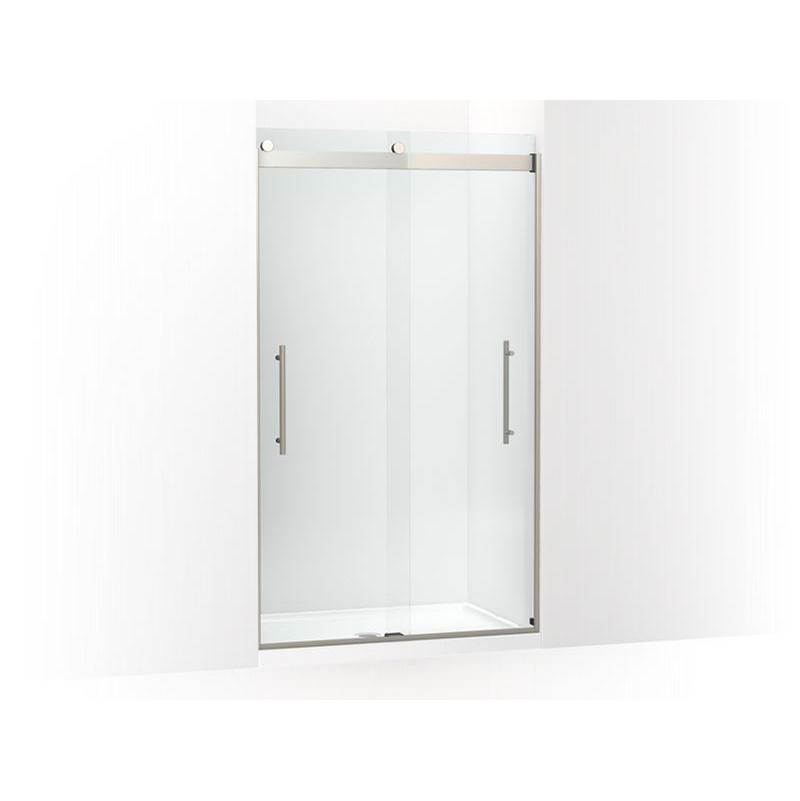 Levity® Plus Frameless sliding shower door, 81-5/8'' H x 44-5/8 - 47-5/8'' W, wit-related