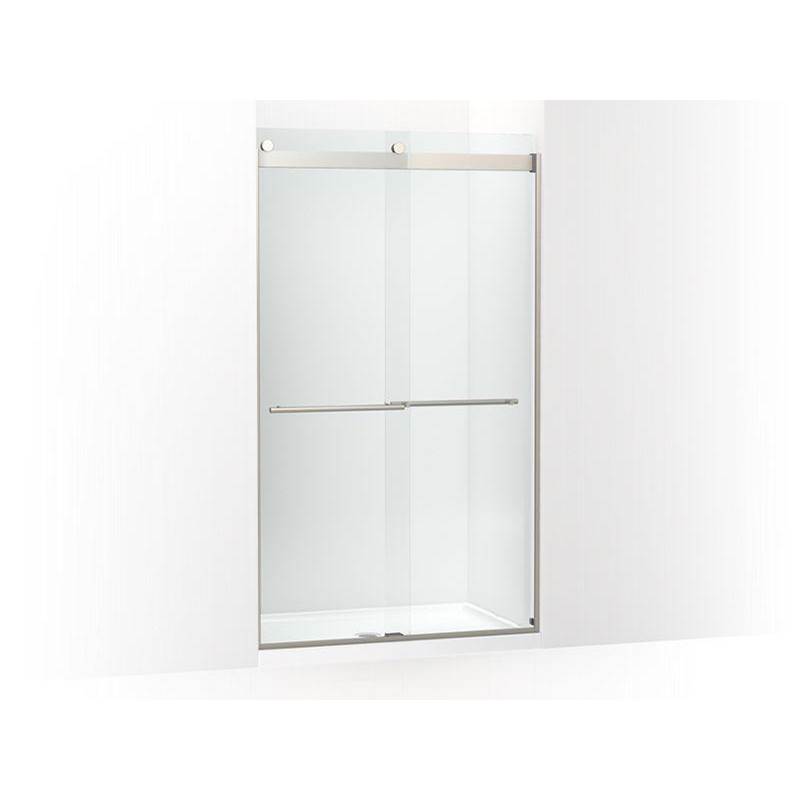 Levity® Plus Frameless sliding shower door, 81-5/8'' H x 44-5/8 - 47-5/8'' W, wit-related