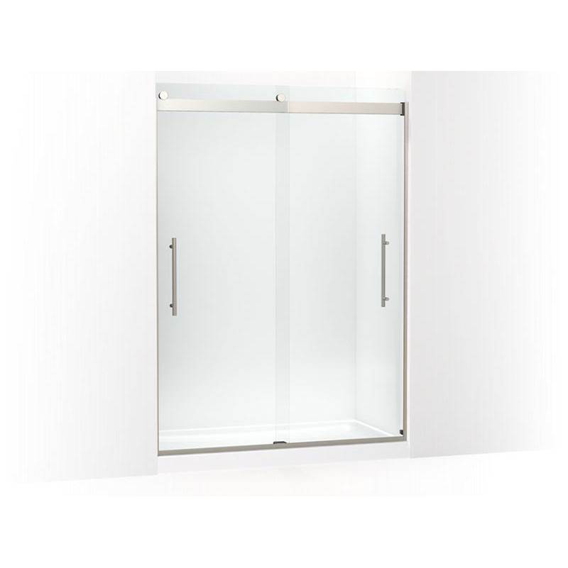 Levity® Plus Frameless sliding shower door, 81-5/8'' H x 56-5/8 - 59-5/8'' W, wit-shop