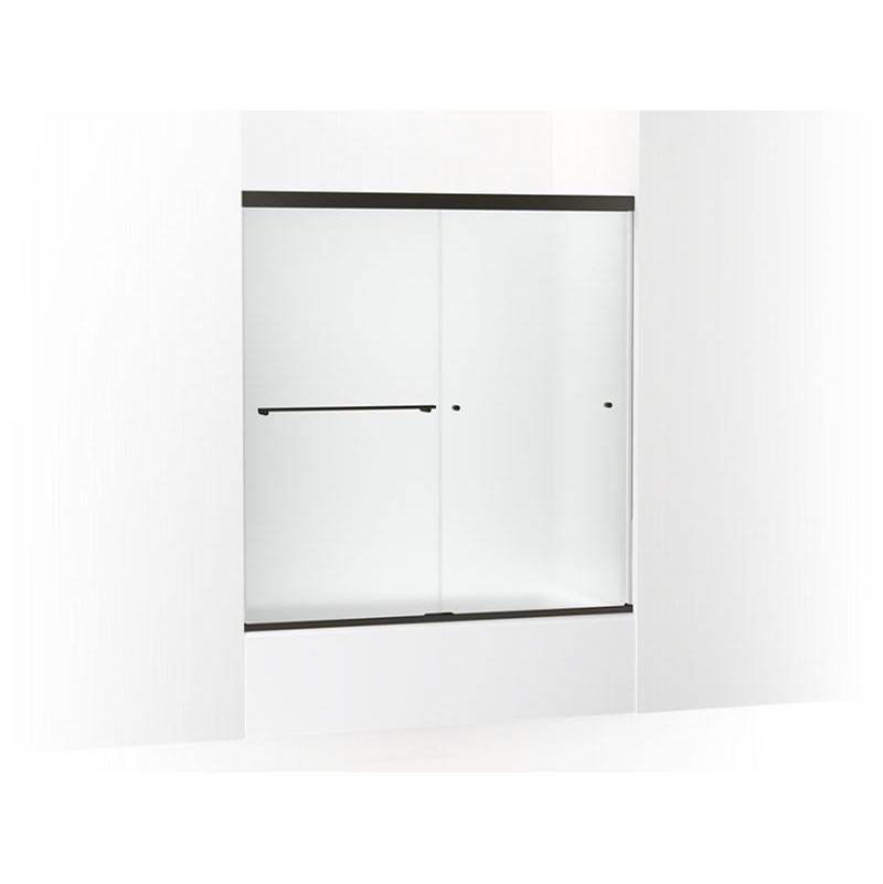 Revel® Sliding bath door, 62'' H x 56-5/8 - 59-5/8'' W, with 5/16'' thick Frosted-related