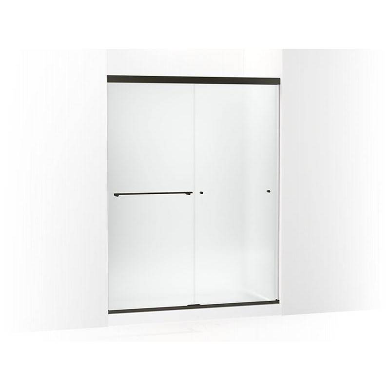 Revel® Sliding shower door, 76'' H x 56-5/8 - 59-5/8'' W, with 5/16'' thick Frost-related