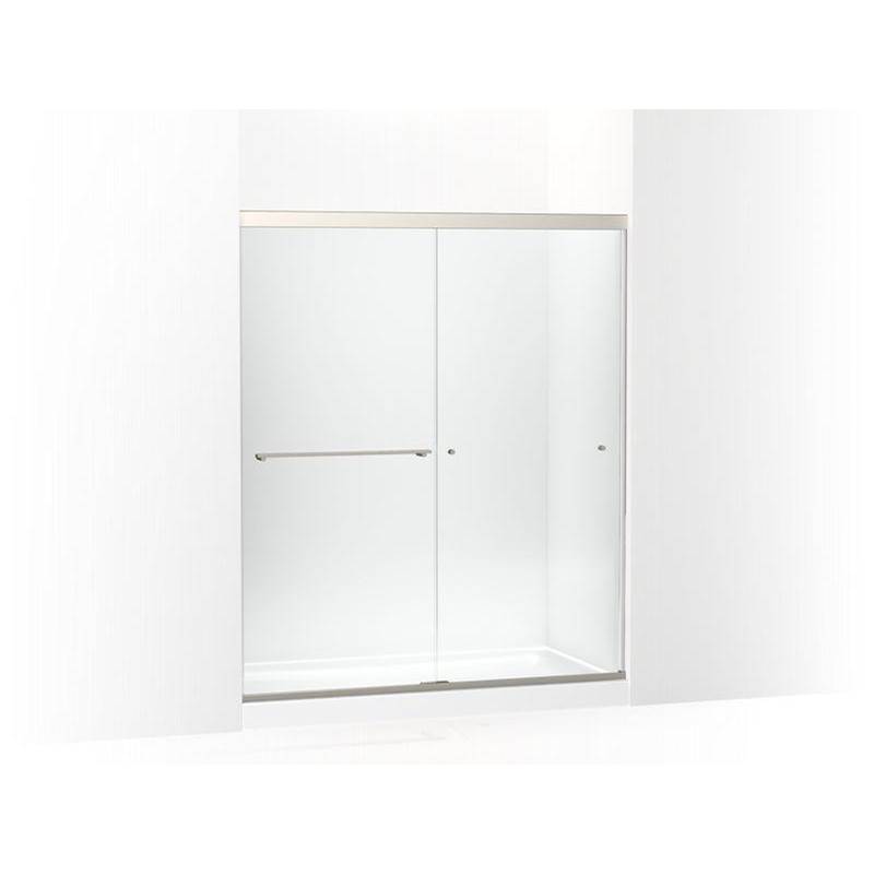 Revel® Sliding shower door, 70'' H x 56-5/8 - 59-5/8'' W, with 5/16'' thick Cryst-shop
