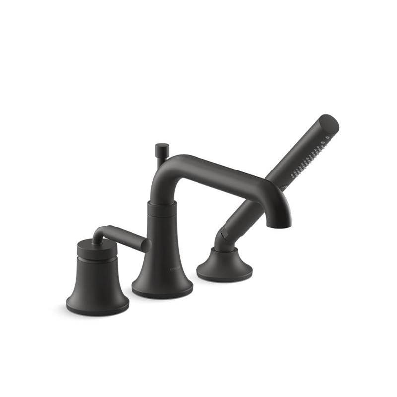 Tone™ Deck-mount bath faucet with handshower-related