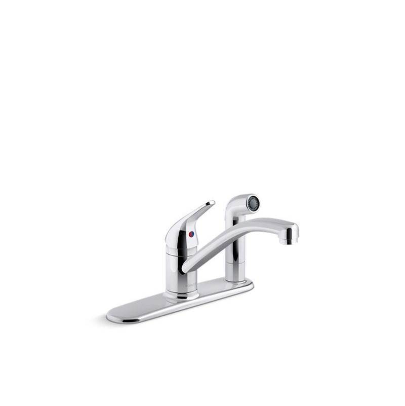 Jolt™ Single-handle kitchen sink faucet with side sprayer-shop