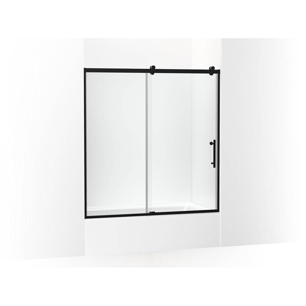 Rely 62-1/2 in. H Sliding Bath Door With 3/8 in. -Thick Glass-shop