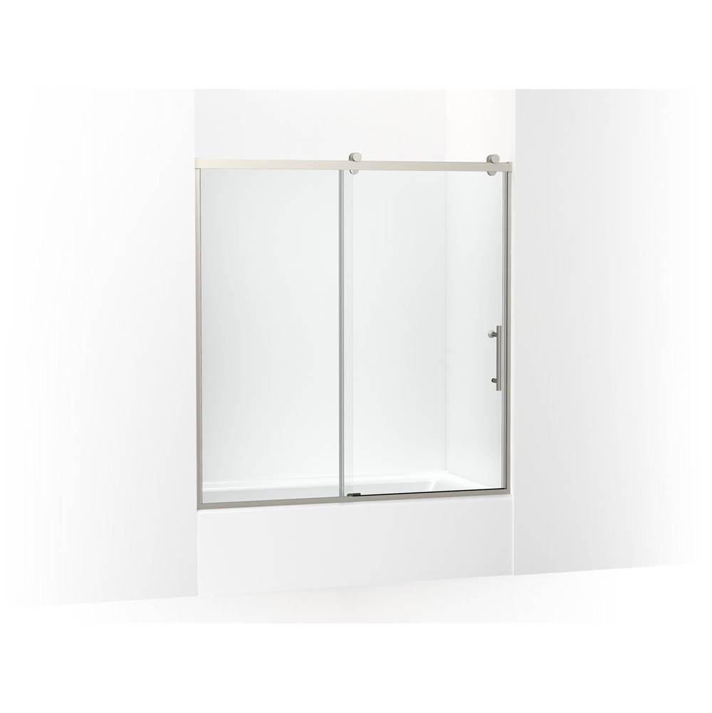 Rely 62-1/2 in. H Sliding Bath Door With 3/8 in. -Thick Glass-related