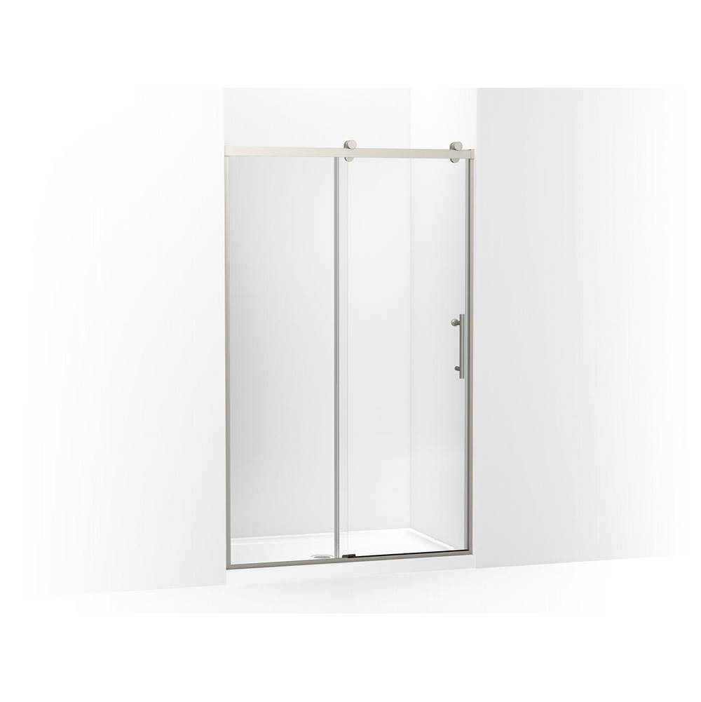 Rely® 77'' H sliding shower door with 3/8''-thick glass-shop