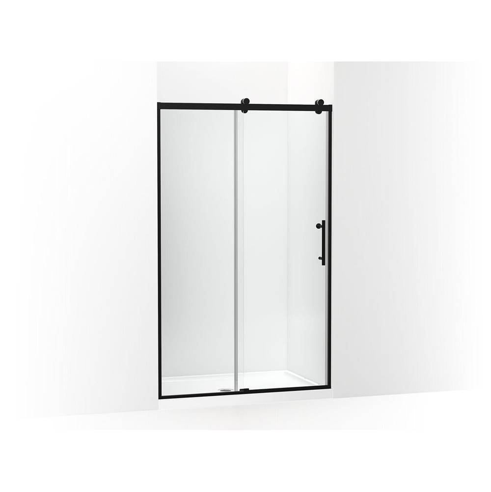 Rely® 77'' H sliding shower door with 3/8''-thick glass-shop