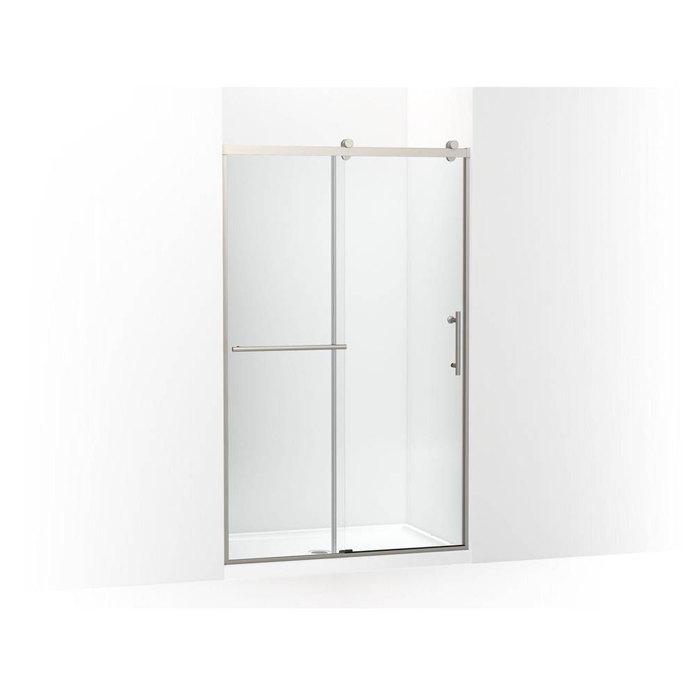 Rely® 77'' H sliding shower door with 3/8''-thick glass-shop
