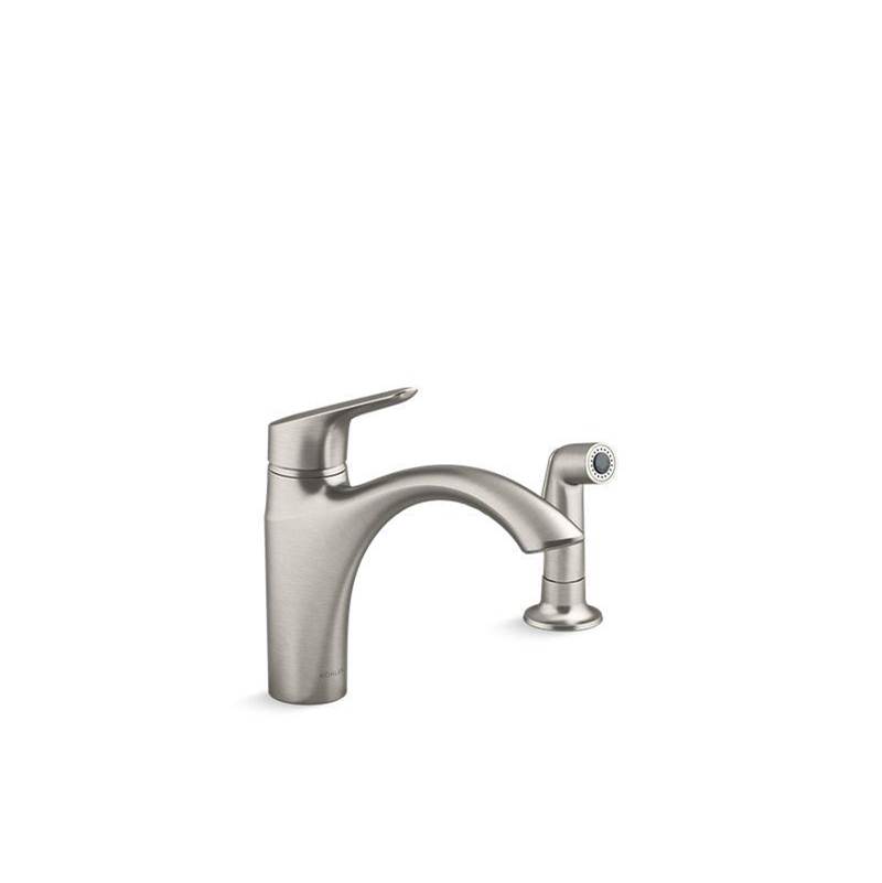 Rival™ Single-handle kitchen sink faucet with side sprayer-related