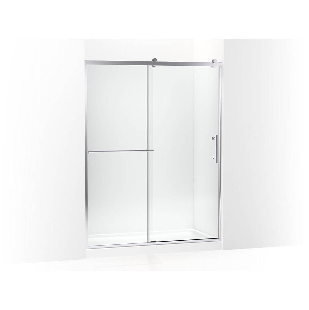 Rely® 77'' H sliding shower door with 3/8''-thick glass-shop