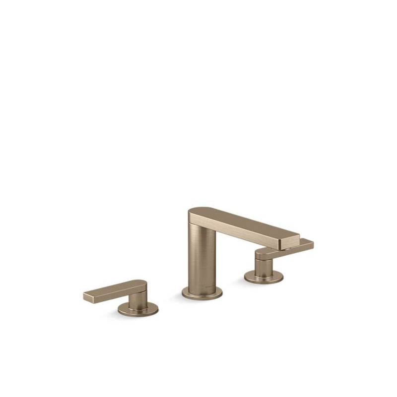 Composed Widespread Bidet Faucet With Lever Handles-related