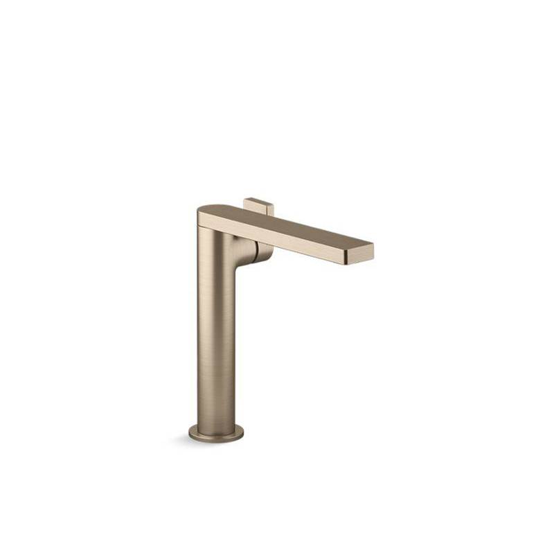 Composed Tall single-handle bathroom sink faucet with lever handle, 1.2 gpm-related