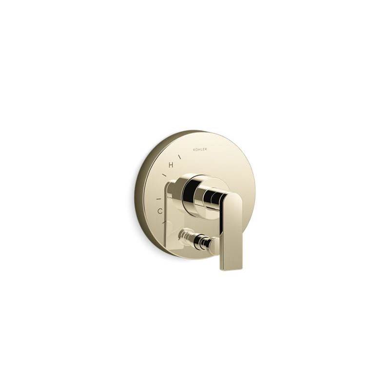 Composed Rite-Temp Valve Trim With Push-Button Diverter And Lever Handle-related