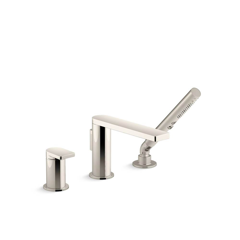 Composed® Deck-mount bath faucet with handshower-shop