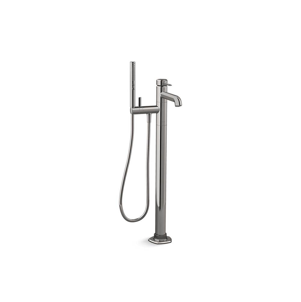 Occasion® Floor-mount bath filler trim with handshower-shop
