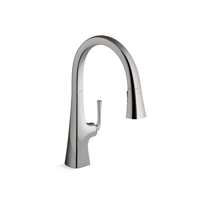 Graze® Pull-down kitchen sink faucet with three-function sprayhead-shop