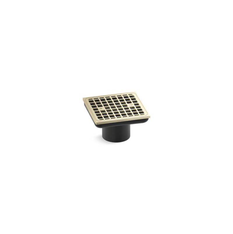 Clearflo Square Brass Tile-In Shower Drain (Drain Body Not Included)-shop