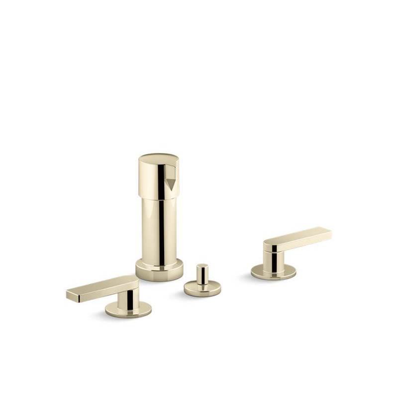 Composed Widespread Bidet Faucet With Lever Handles-shop